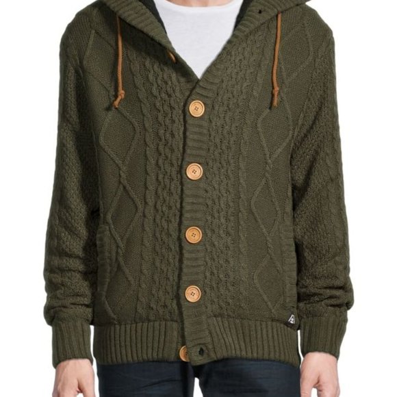 💖 Button-Front Hooded Cardigan💖 - Picture 3 of 4